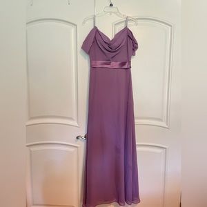 Christina Wu Bridesmaid Gown Size 8, Purple